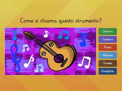 Indoviniamo gli strumenti musicali