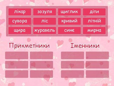 Прикметники-іменники