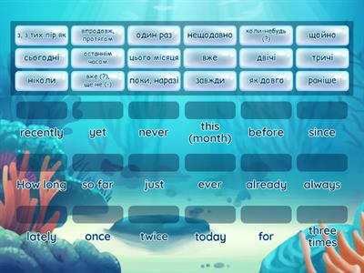 Present Perfect key words