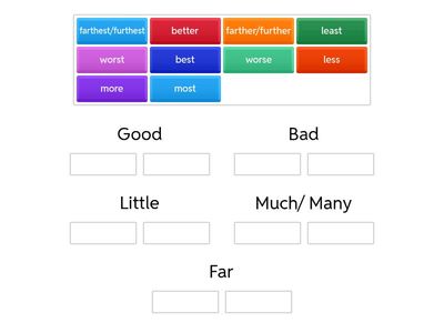 Irregular Adjectices
