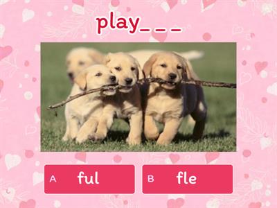 Suffix  -ful or  FSS [fle