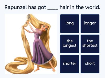 f Degrees of comparison. Disney.