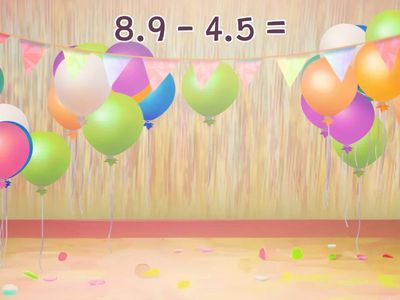 P5 Subtraction of Decimals