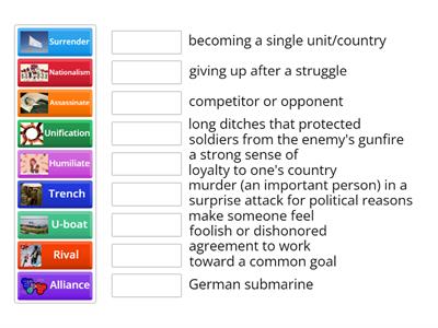 WWI Vocabulary