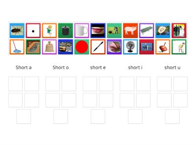  Short vowel picture sort