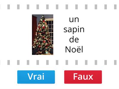 Noёl: vrai ou faux