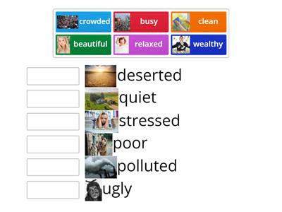 Opposite adjectives Spotlight6 Module7