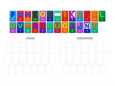 DESAFIO: VOGAIS E CONSOANTES