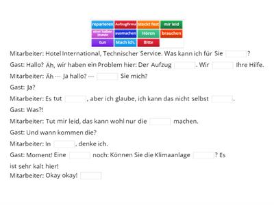 Menschen Lektion 16 Gespräch