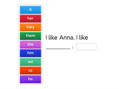 Subject and object pronouns