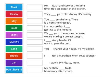  MODAL VERBS