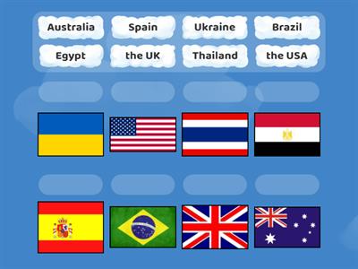 F&F 3 Unit 1 Countries