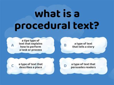 PROCEDURE TEXT