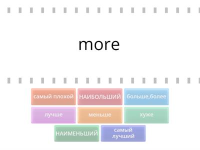 Degrees of comparison (Irregular)