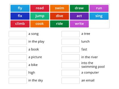 5.1 Action verbs (Phrases)