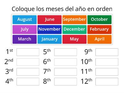 Meses del año