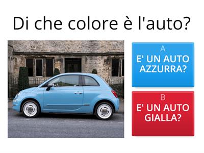 DESCRIZIONE DI UN auto
