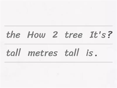 How tall | for students