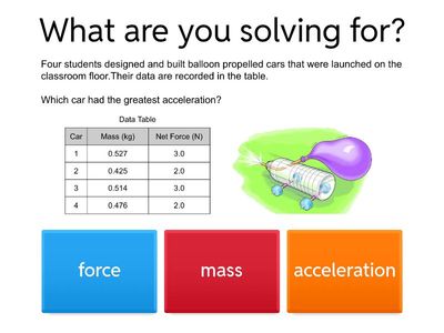 Calculating Acceleration