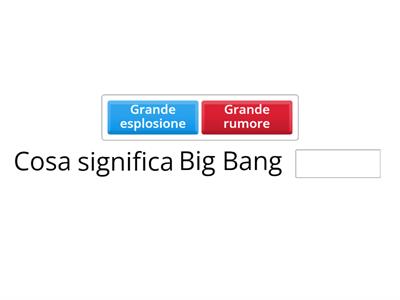 Big bang quiz
