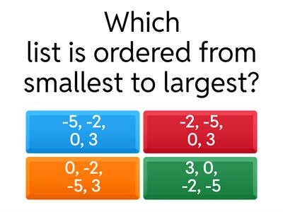 Math and Number Concepts Quiz
