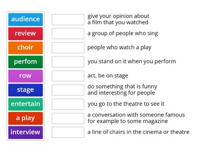 Gol experience vocab u5 p.61