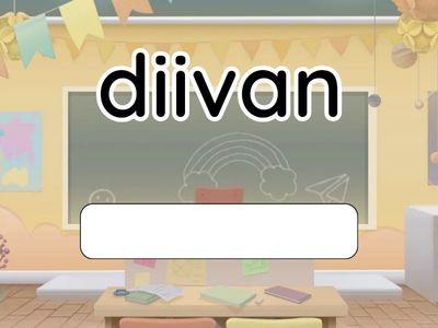 Vocabulary test_rooms_furniture