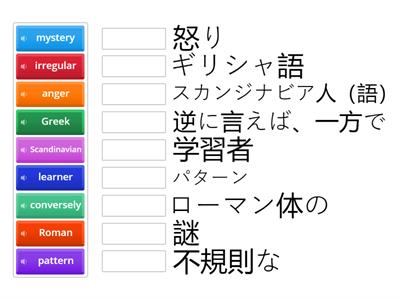 Lesson5 （１）単語テスト