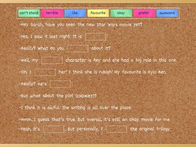 Focus 1, unit 1.6 expressing preferences