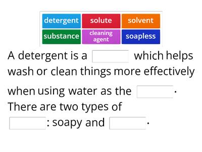 Detergents