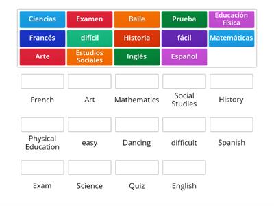 School subjects and more...