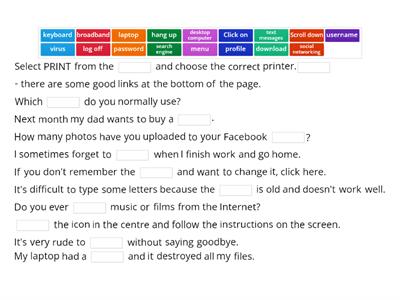 Focus 2 Vocabulary 2.1