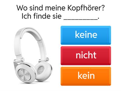 kein oder nicht?_