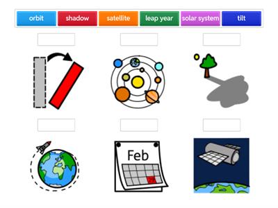 Earth and Space - vocabulary