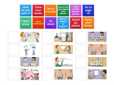 Classroom language English File Beginner