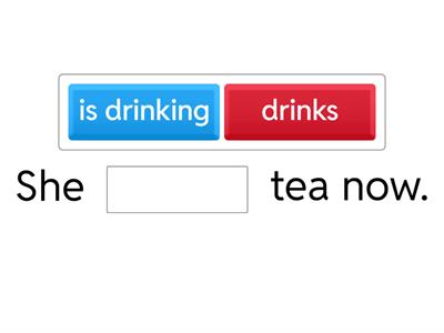 present simple and continuous