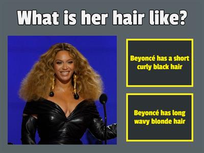 What does she/he look like? 