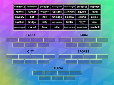 Hello, World! 5 Unit 3 Vocabulary