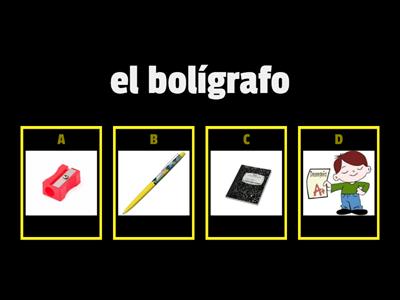 Las cosas de la clase - Quiz