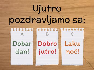 Snalazimo se u vremenu