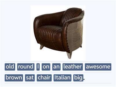 Prepare 9 Unit 8 Order of Adjectives