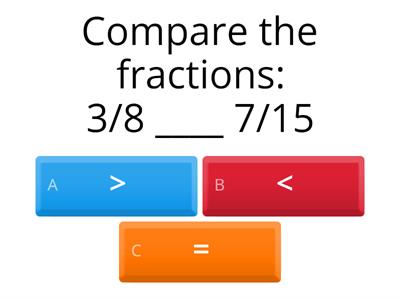 Neft Compare Fractions with Unlike Denominators