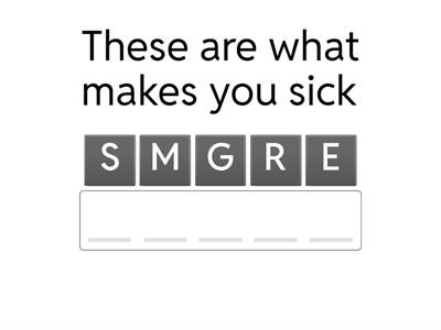 Jody's Infection Control Word Scrabble