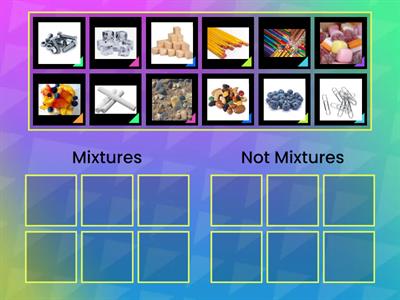 Identifying Mixtures Group Sort (3rd Grade Science)