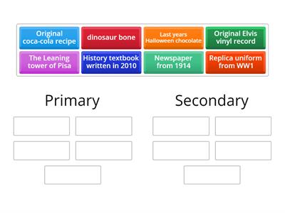 Primary or Secondary 2