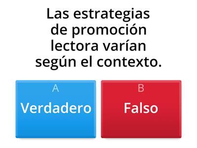 Planificación de una estrategia de promoción lectora