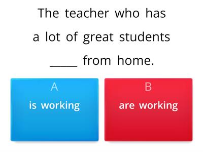 Subject-Verb Agreement