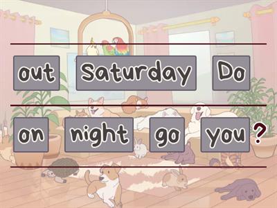 Word order in questions (File 7A - starter)