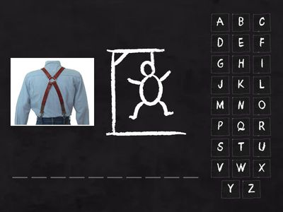 Clothing VOCAB (intermediate) - hangman
