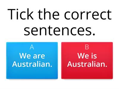 OGS 1 6.3 Tick the correct sentences.